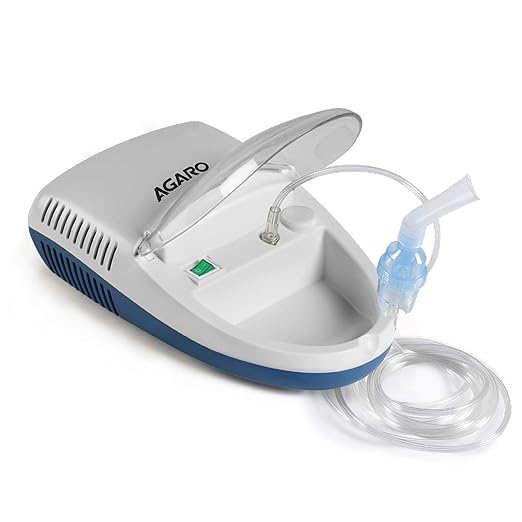 AGARO NB- 21 Compressor Nebulizer with 5 Air filters, Adult & Child Mask