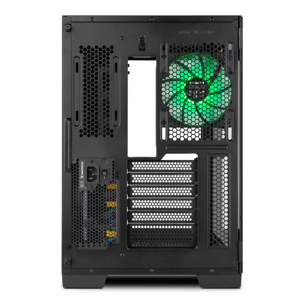 NOX XTREME PRODUCTS ASTRA- Semitorre Micro ATX;ATX, laterale e frontale in vetro temperato, ventilatori EASYLINK LED ARGB, fino a 10 ventole, grafiche di grandi dimensioni, USB 3.0, nero - Vista 4