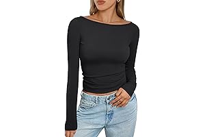 Women's Black Long Sleeve Tops: Elevate Your Style with Chic Layering