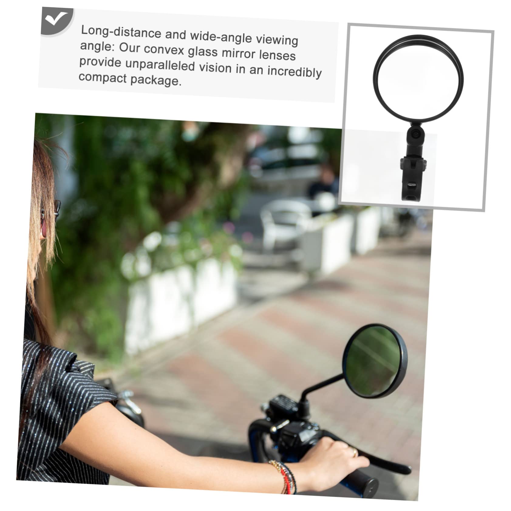 Toddmomy 6pezzi Specchietto Retrovisore Per e Monopattino Regolabile e Facile Installare Accessorio Per La Posteriore