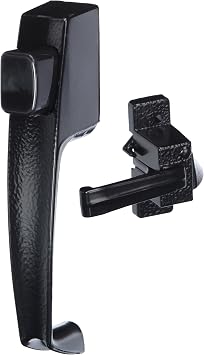 HAMPTON PRODUCTS-WRIGHT V398BL Push Button Latch, Black