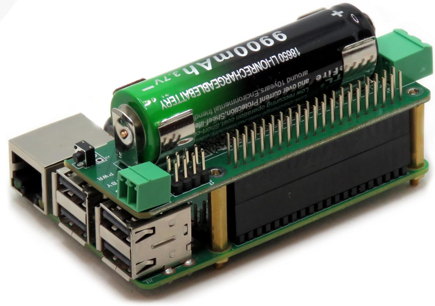 Super Watchdog UPS with Battery Backup for Raspberry Pi - Battery not Included