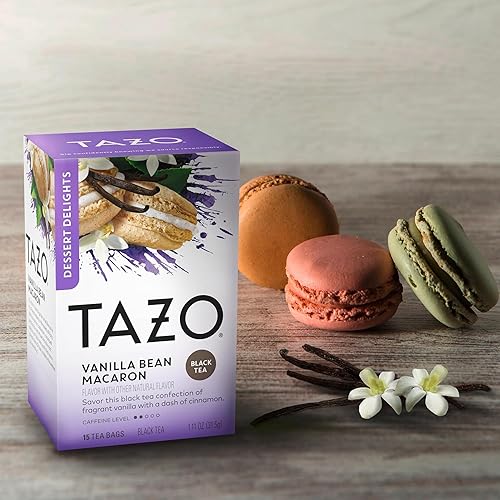 Miniatura 5 de Tazo Paquete variado de té con sabor inspirado en postres 1 cada uno pan de limón glaseado y macarrón de vainilla 15 unidades