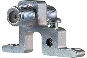 Philips Coax Grounding Block; F Type Grounding Block for TV Antenna, Satellite, RG6 Cable