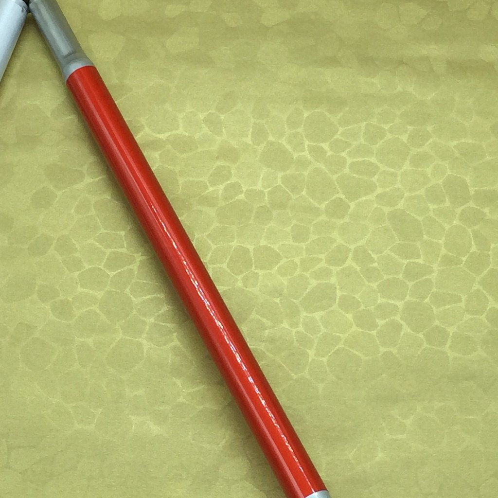 Alluminio Bastone Bianco Pieghevole per Non Vedenti 4 Sezioni e Punta Roller per i Bambini 100cm(39.37 Pollice)