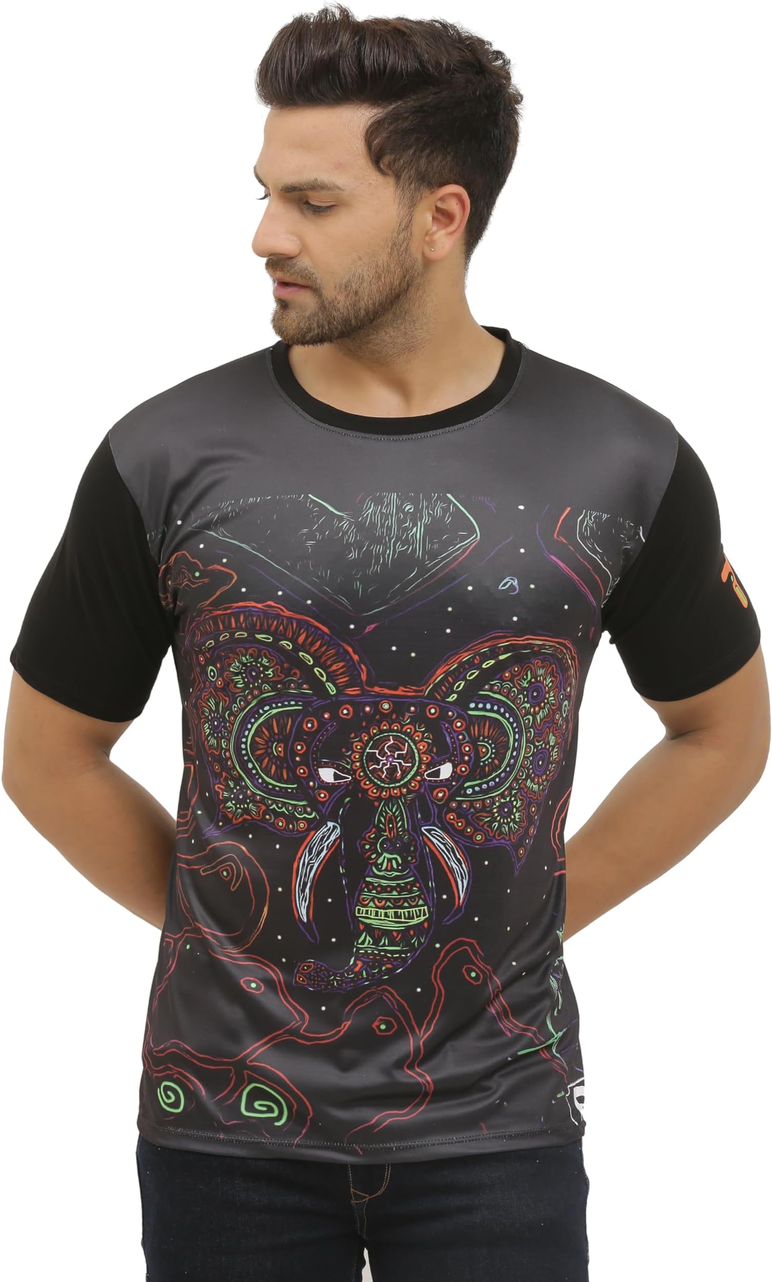 Exclusive Dyanna Ganesha Portal|UV Glow|T-Shirts