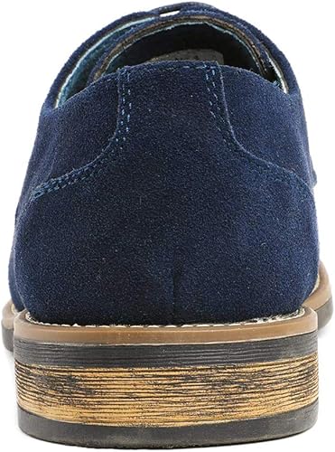 Miniatura 5 de Bruno Marc Zapatos Oxfords con cordones de piel de ante urbano para hombre