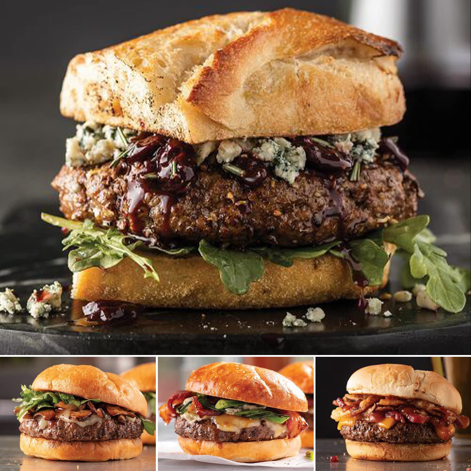 Buy Omaha Steaks PureGround Burger Flight (8x Filet Mignon Burgers, 8x