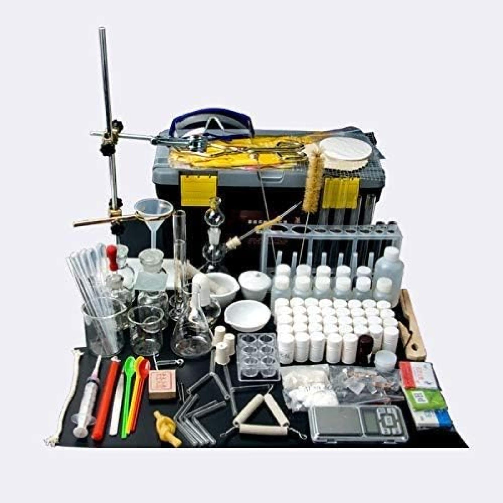 Kit De Instrumentos De Vidrio Químico Profesional De Laboratorio, Equipo De Filtración De Destilación Y Neutralización Ácido-Base Convencional para La Universidad Suministros De Enseñanza,outstand