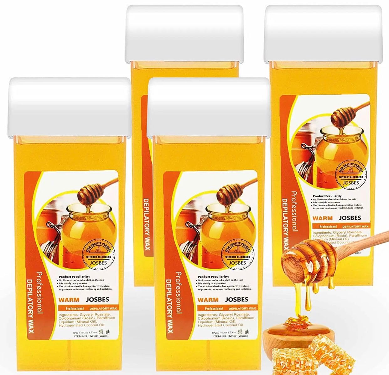 Natural Honey Soft Roller Wax Hair Removal 100g