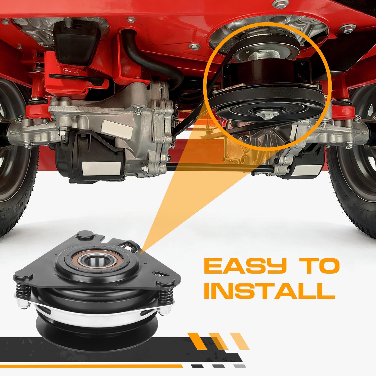 Embrague de toma de fuerza para Ferris 5900545 5900546 Hydro Walk Behind, para Simplicity ZT2300, ZT1842, ZT21546, Snapper SZT18336BVE, SZT18386BVE