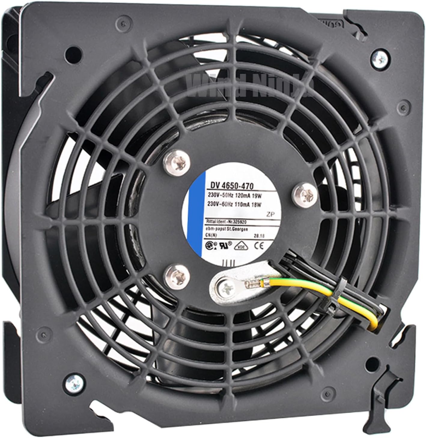 DV4650-470 12cm 120mm Fan 120x120x38mm AC230V 220V 120mA 19W Cooling Fan for Rittal Cabinet