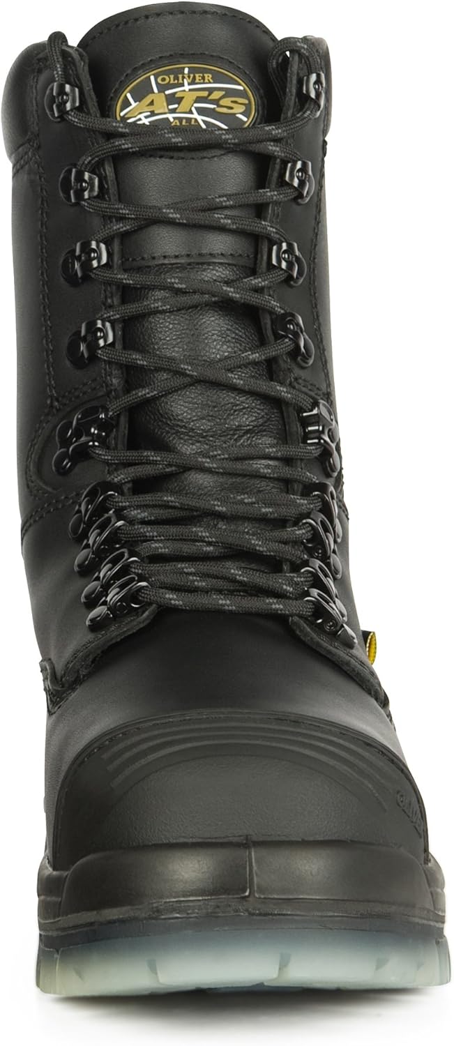 Oliver by Honeywell mens Black, 8-inch, Waterproof, Metatarsal shoe and boot toe guards, Black, 9 US - Image 5