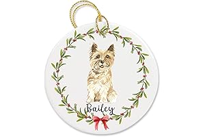 Personalized Dog Ornament: Cairn Terrier