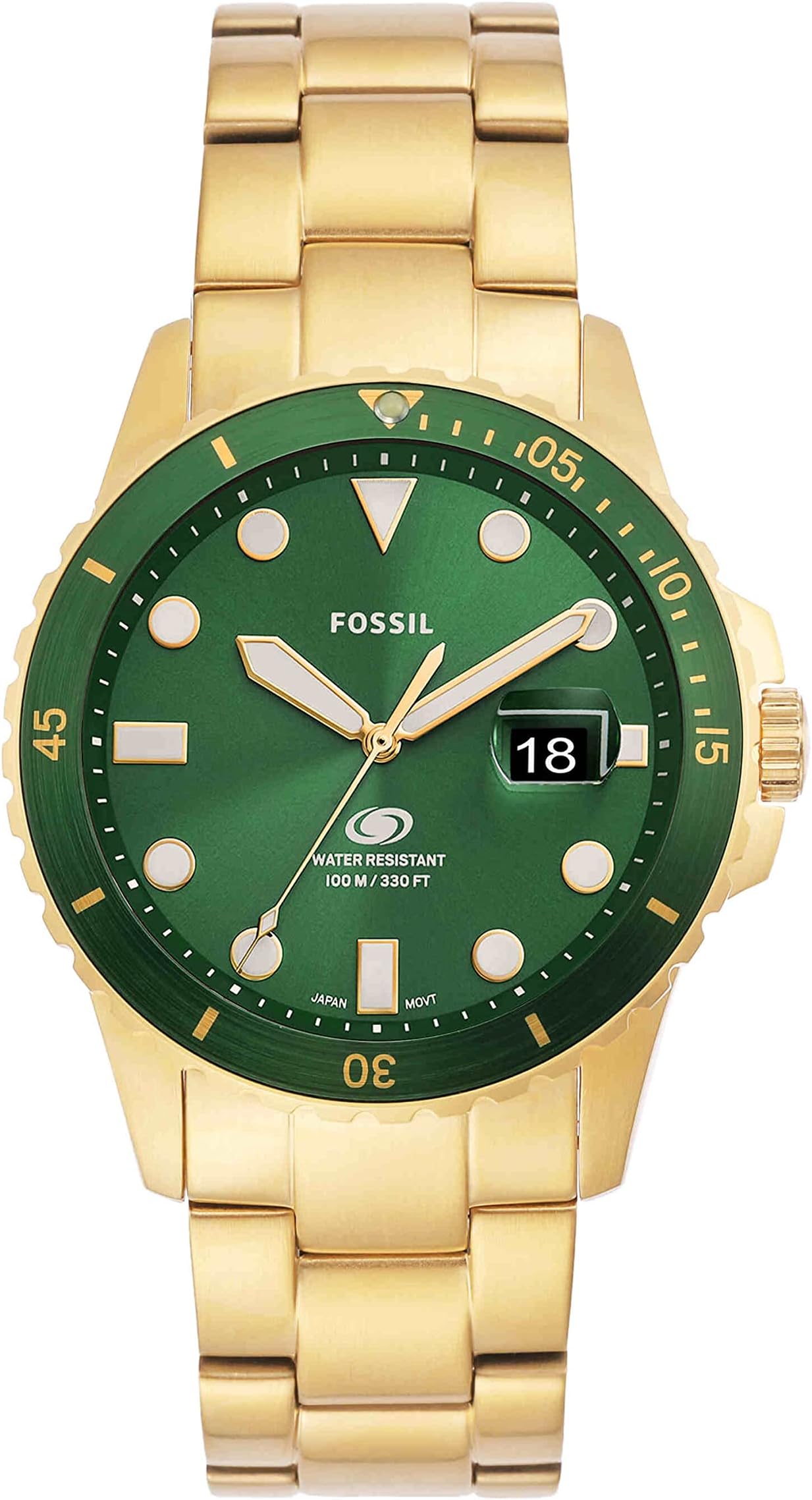 Fossil Herren Armbanduhr Machine Analog Quarz Fs4656 Fossil Analogue Brown Dial Men's and Boy's Watch-Fs4656 : Amazon.in