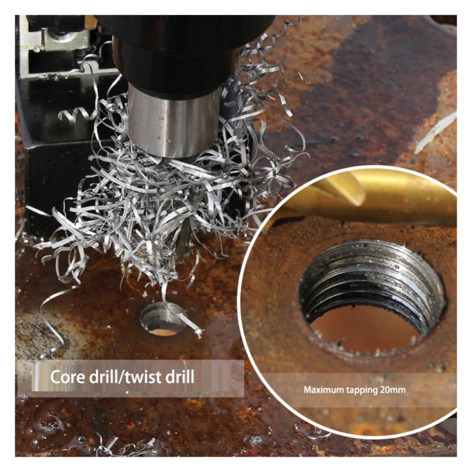 Trapano a Colonna Macchina Elettrica A Piattaforma Di Produzione Del Banco Di Produzione Del Trapano Magnetico JT-16RE For La Rezione Continua A Velocità A Struttura In Acciaio Di Ingegneria(13A)