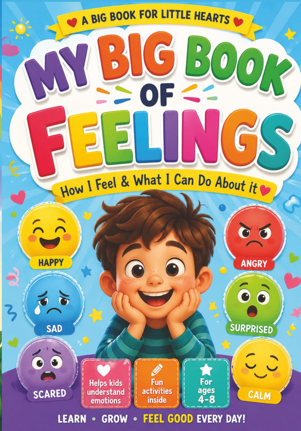 My Big Book of Feelings: A Child's Guide to Understanding Emotions, Building Confidence, and Handling Big Feelings — For Ages 4–8