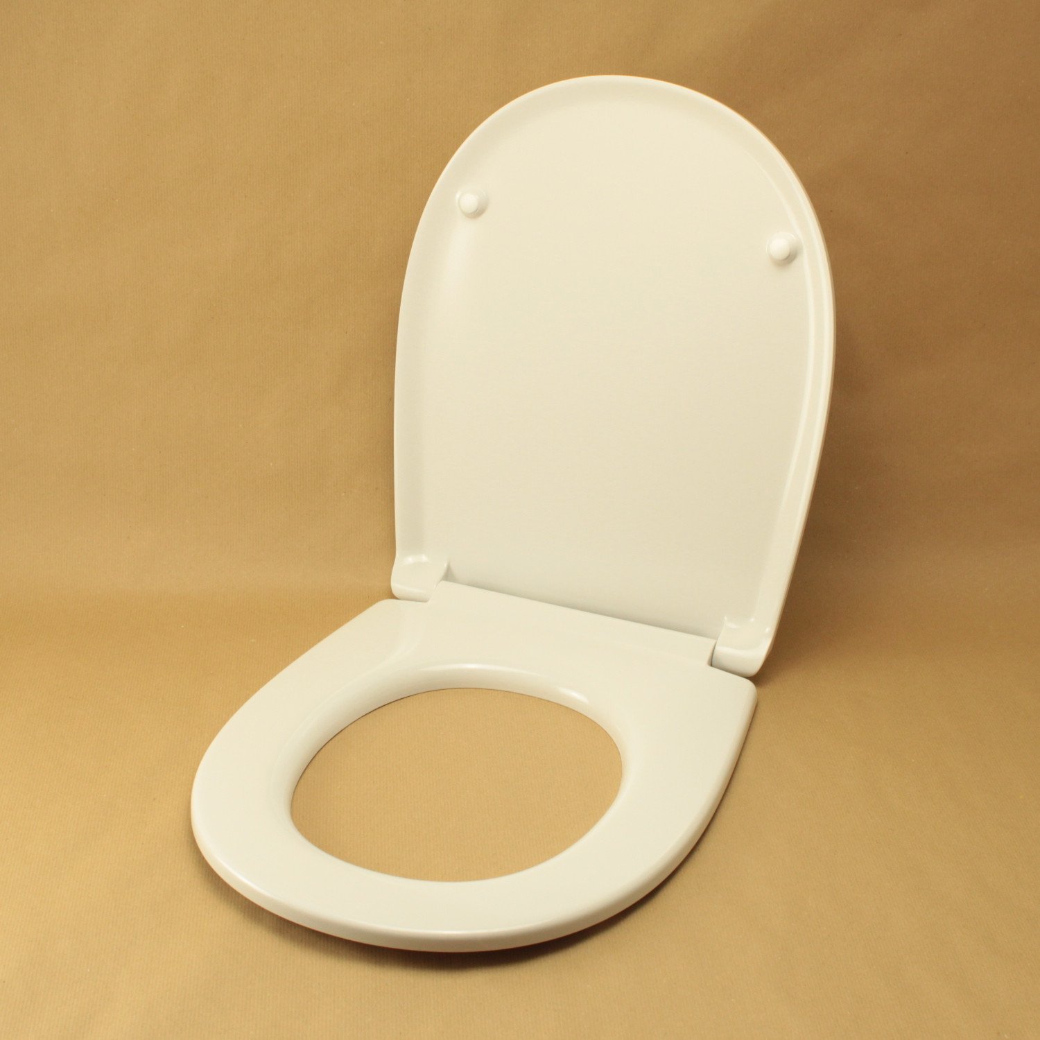 Copriwater per GLOBO GRACE TERRA/SOSPESO/MONOBLOCCO TERMOINDURENTE BIANCO cerniera inox normale o rallentata soft close
