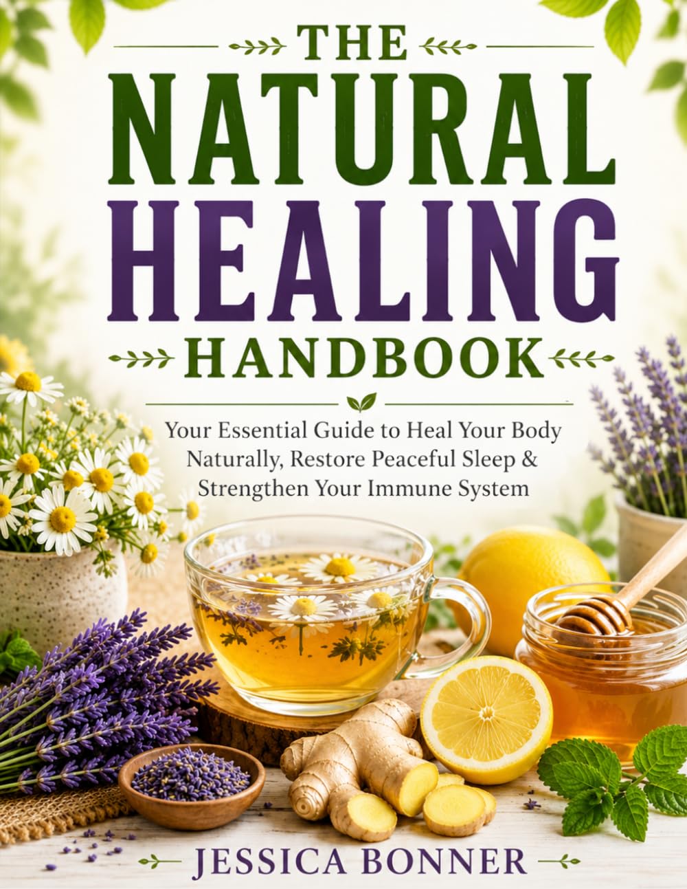The Natural Healing Handbook: Your Essential Guide to Heal Your Body Naturally, Restore Peaceful Sleep & Strengthen Your Immune System