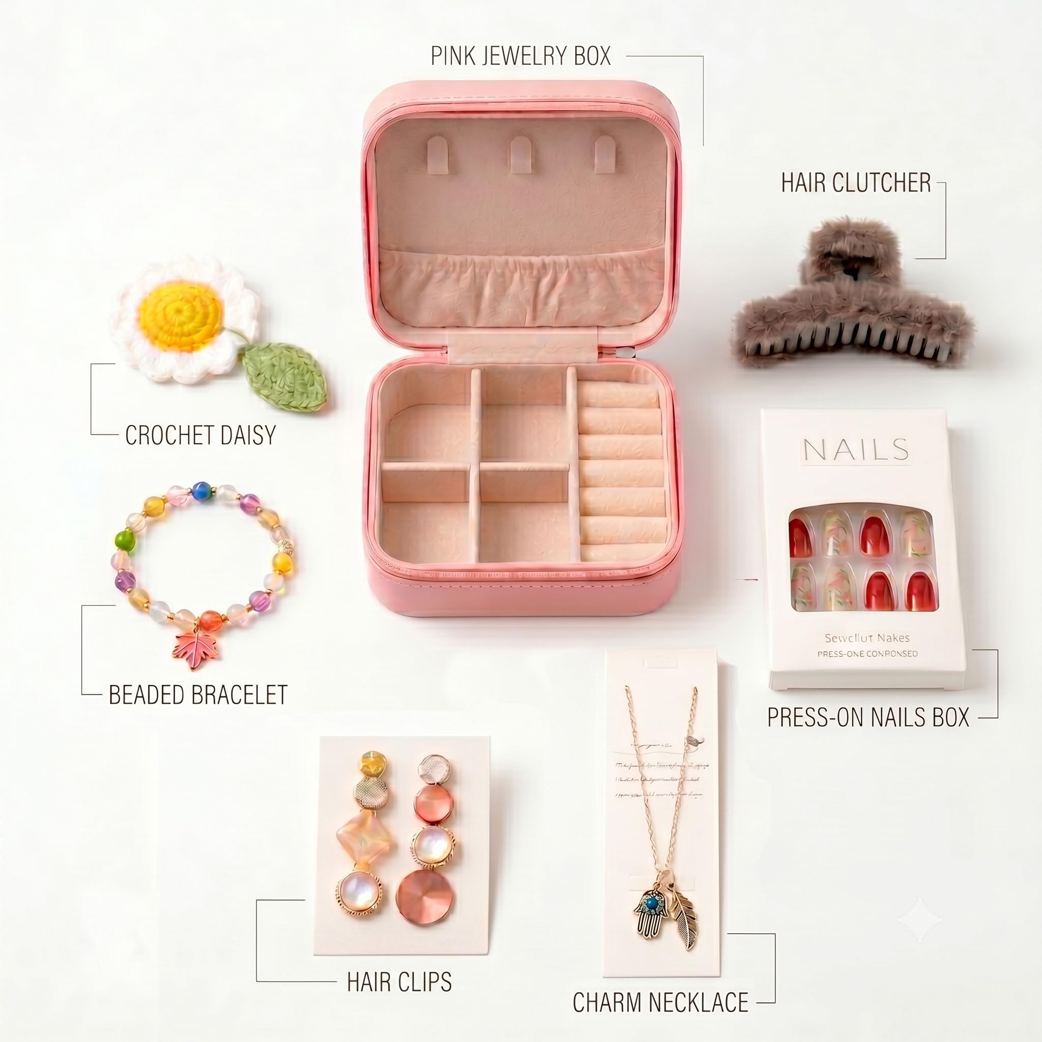 Diwali Fashion Hamper Gift for Women - Jewelry Box & Accessories -2
