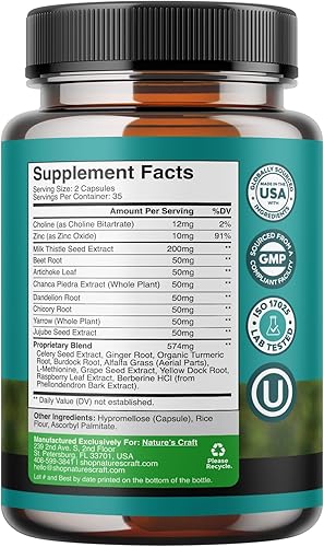 Miniatura 2 de Paquete de fórmula de desintoxicación y reparación de limpieza hepática y suplemento NAC N-acetil cisteína 600 mg - Suplemento de apoyo hepático a