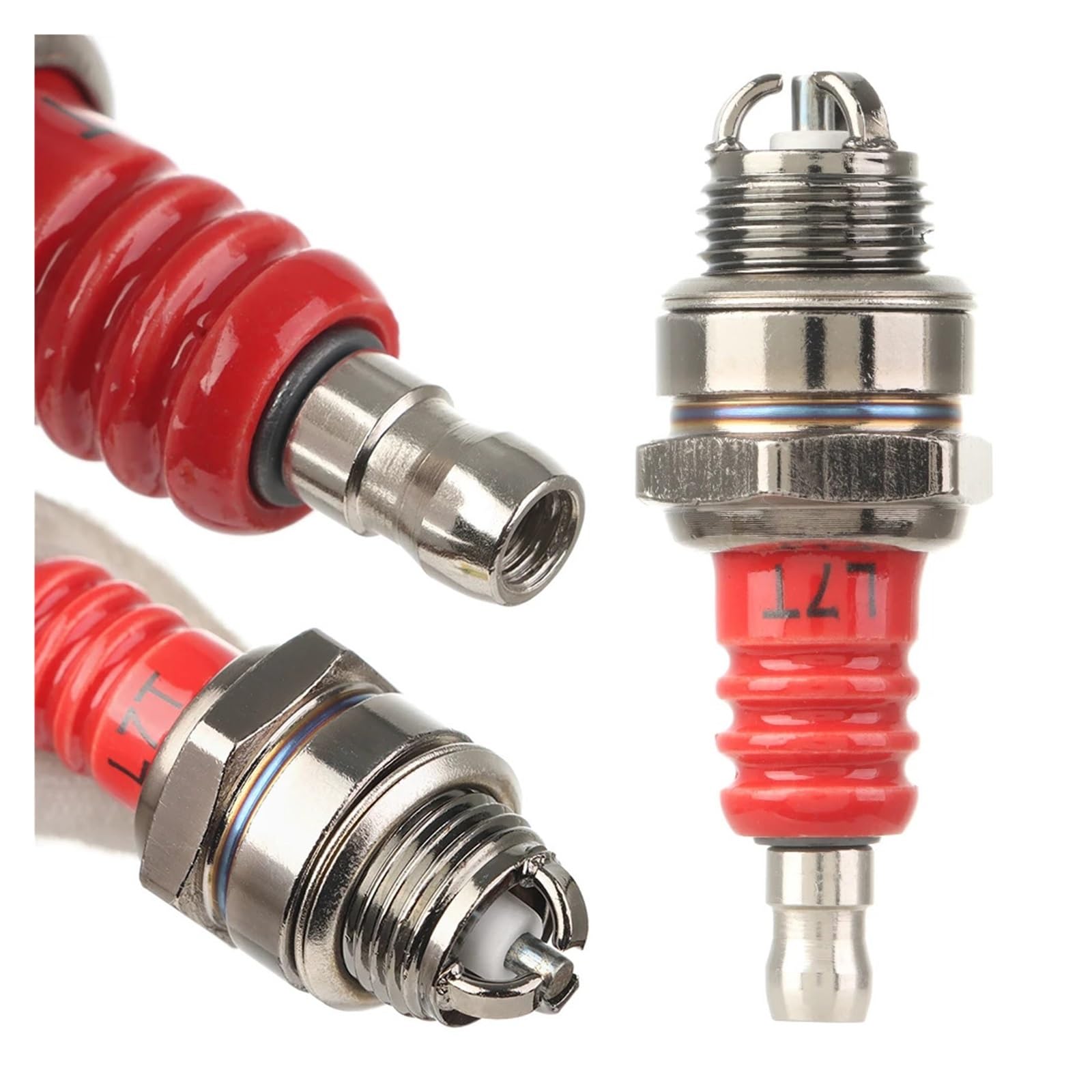 Bujía de tres lados L7T de 2 tiempos for motor de motosierra y cortacésped de gasolina, electrodo de encendido, piezas de repuesto for automóviles