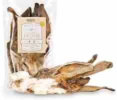 Orecchie Di Coniglio Con Pelo - Snack Naturale Essiccato Per Cani 250g | Pulizia Intestinale Naturale - Foto 9