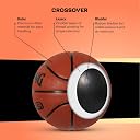 Spalding Crossover Rubber Moulded Indoor/Outdoor Basketball With Rubber Bladder, Brick, Size: 6 (Suitable for Practice/Match/Training) + Free Air Needle gallery image