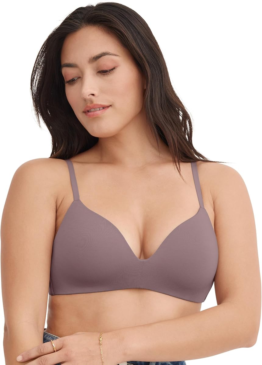 Jockey Women's Bra Smooth & Sleek Supersoft Demi Coverage Wirefree T-Shirt Bra