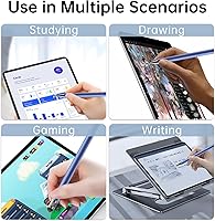 Vista 55 de Stylus (5 unidades), lápiz capacitivo 2 en 1 para pantalla táctil, alta precisión y sensibilidad, adecuado para tabletas iPhone/iPad/Android
