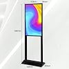 32 Inch Digital Signage Kiosk FHD 1080P G+G Capacitive Touchscreen Advertising Display 700 nits High Brightness Digital Menu Board for Restaurants/Stores