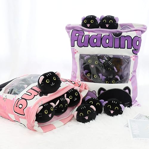 Miniatura 52 de Almohada de felpa de ajolotl, bonita almohada de ajolote con peluches de ajolote, bolsa de muñecas de animales de peluche de ajolote, regalo de 6