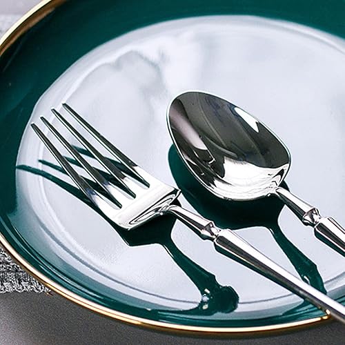 Miniatura 5 de Juego de cubiertos de 64 piezas para 16 cubiertos duraderos de acero inoxidable 1810 incluye cucharas tenedores cuchillos Navidad cocina boda