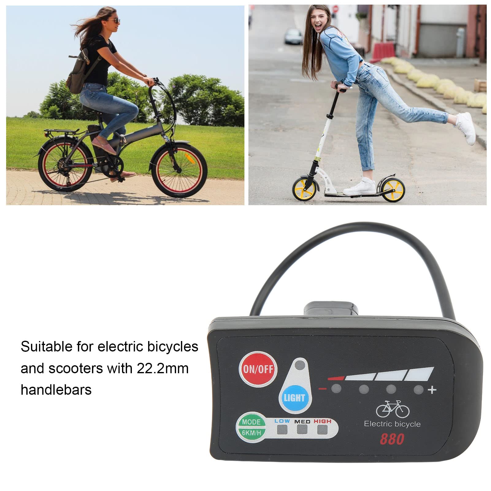 Display LCD5 Per Bici Elettrica - Controller KT 5 Pin - 24V/36V/48V Impermeabile - Contachilometri E Cruise Control - Foto 2