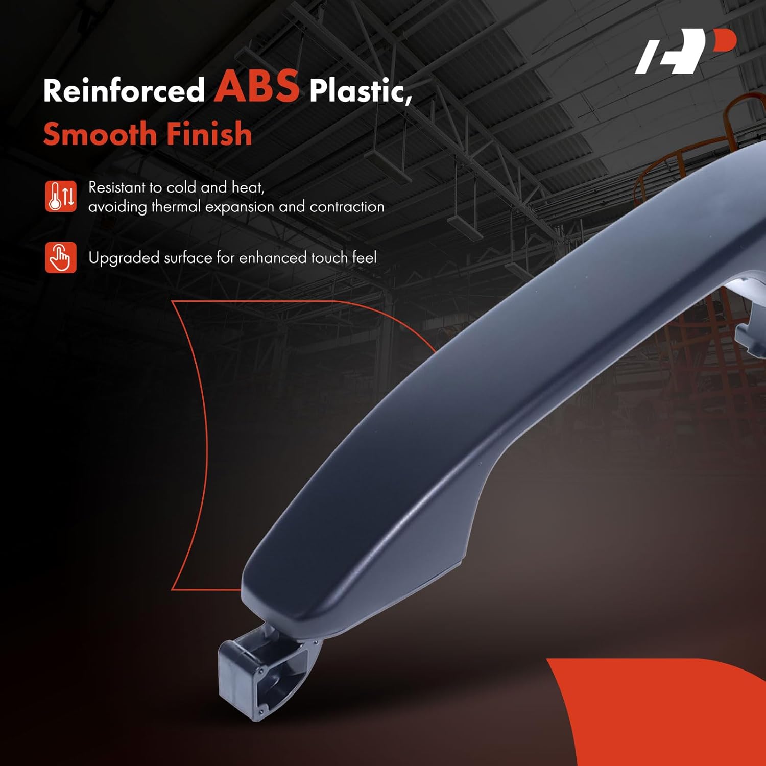 A-Premium Rear Driver or Passenger Side Exterior Door Handle Compatible with Chevrolet Tahoe, Colorado, Suburban & GMC Canyon, 2015-2022, Primed Black, Replace# 14507006, 23253821