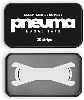 Pneuma Nasal Strips for Snoring & Sleeping (30 Count) – Extra Strength Nose Strips Breathing to Help Deviated Septum & Nasal Congestion Relief - Secure Fit Sleep Tape for All-Night Comfort