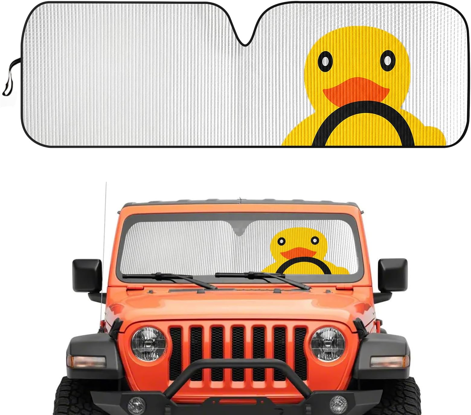 Windshield Sun Shade for Jeep Wrangler TJ JK JL & Gladiator JT 2/4 Door