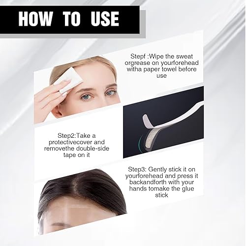 Miniatura 4 de 100 piezas de protector facial transparente para ducha, visera de ducha, parches para cejas