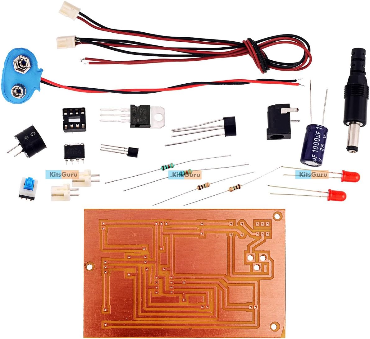 DIY Kit - Digital Touch Switch and Alarm : LGKT054 Simple Circuit Projects
