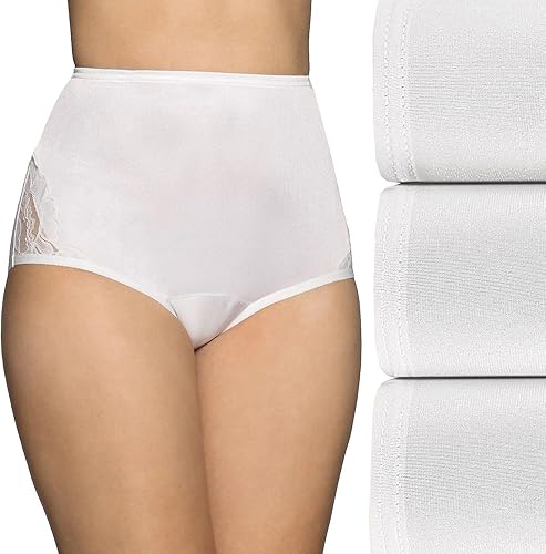 Vanity Fair Women's Perfectly Yours Traditional Nylon Brief Panties