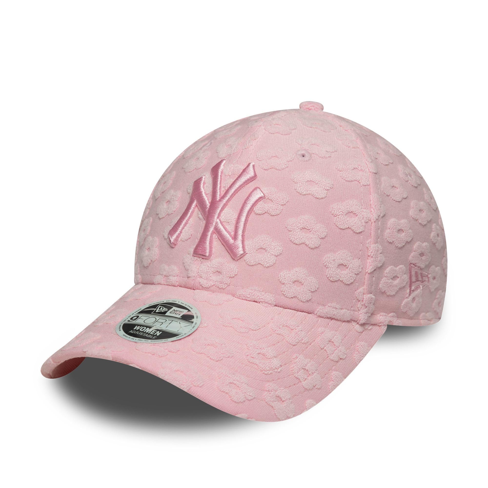 New Era New York Yankees Floral Towelling 9Forty Cap Pink