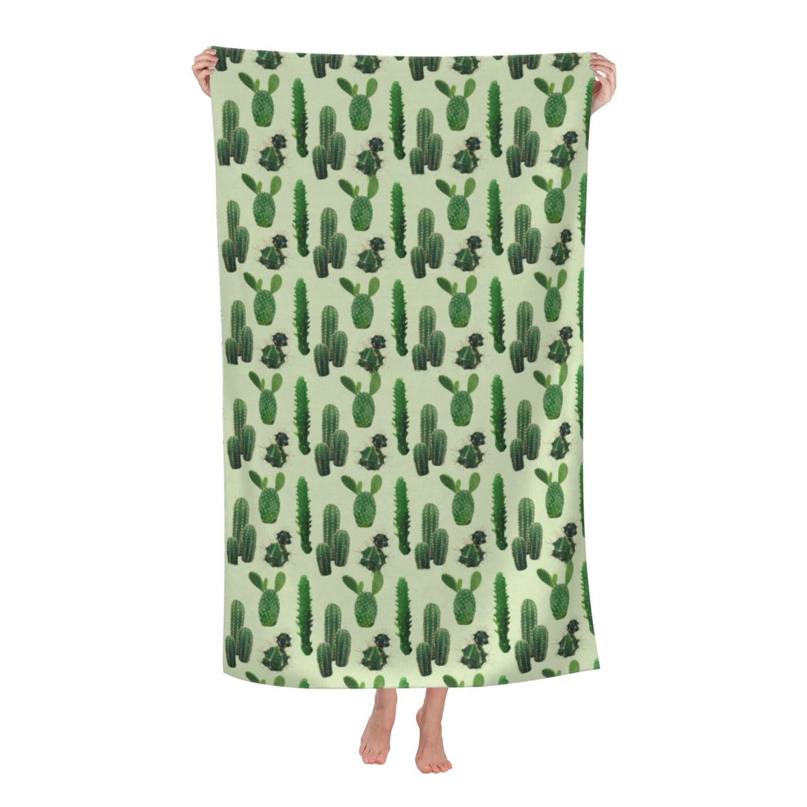 Cbaaghh Cactus. Print Adult Beach Towels,Beach & Pool Towel,Beach Towels,Towels For Camping