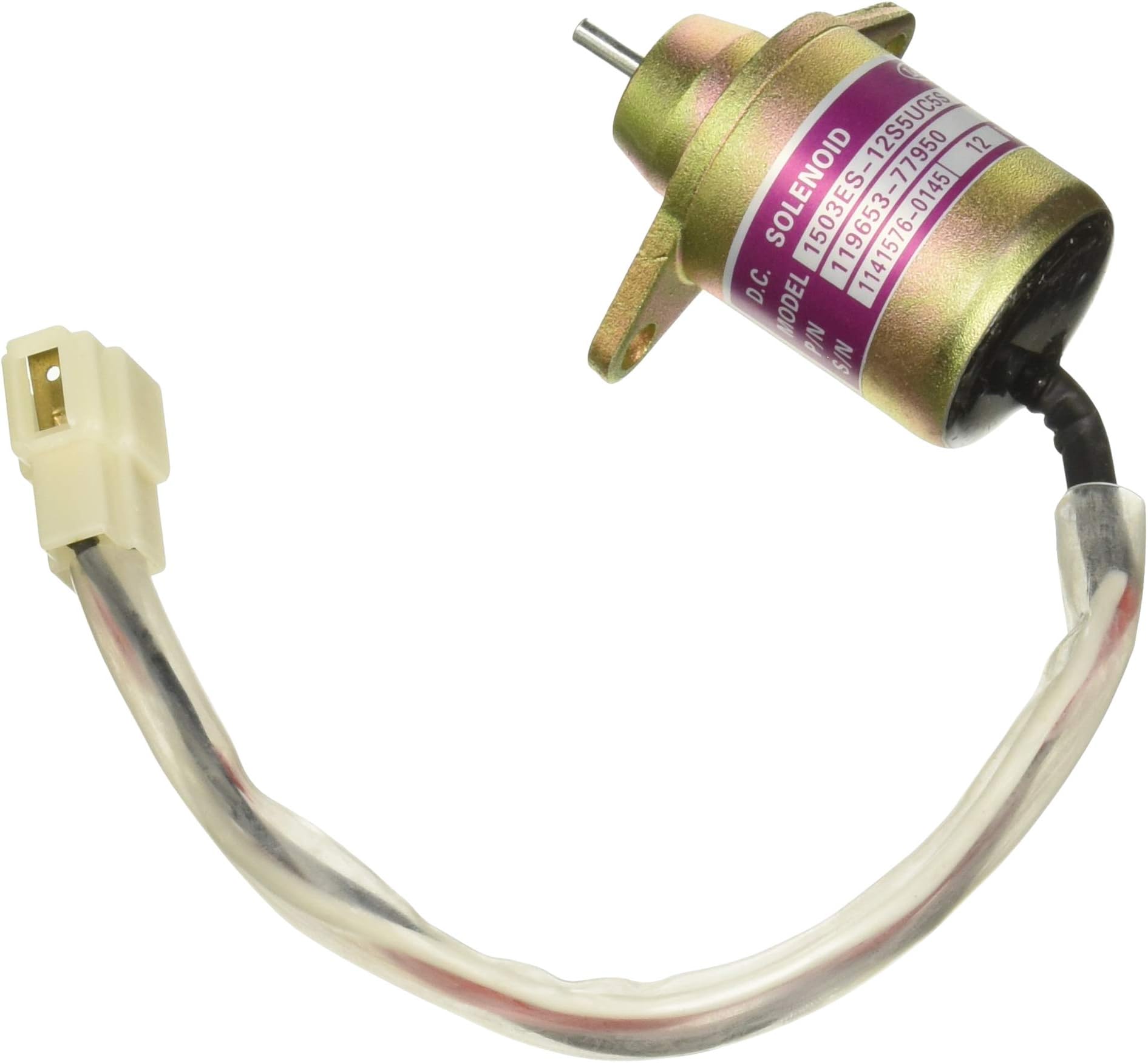 OP 12V shut off solenoid valve 1503ES-12S5SUC5S for Woodward Yanmar