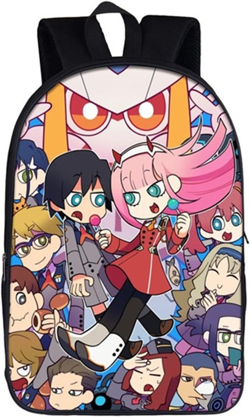 Anime Darling in the FranXX Backpack School Bag Zero Two Daypack Student Bag 7