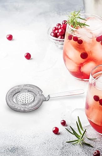 Miniatura 2 de KITESSENSU Colador de malla fina, colador de malla pequeño de acero inoxidable 188 con asa, colador de cóctel efectivo en forma de cono de 3.3