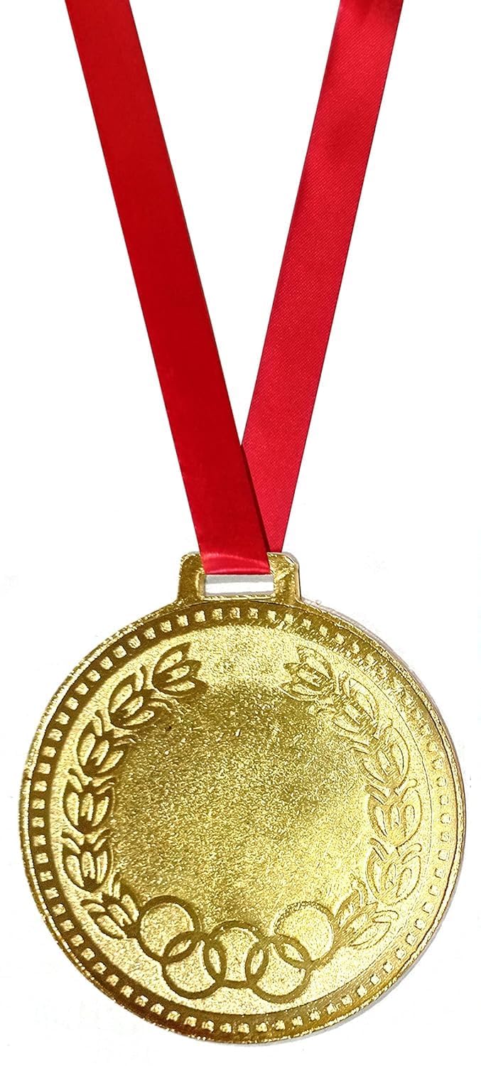 Kesora® 100% Customized Olympic Medals | A Consolation Prize | ஆறுதல் பரிசு| सांत्वना पुरस्कार | కన్సోలేషన్ బహుమతి| Sports Competition Medal's | (Gold Medal with Ribbon)-picture-26