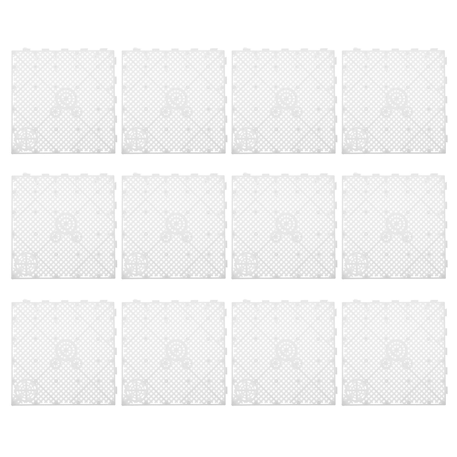 Plaque de filtration sous-gravier pour aquarium blanc lot de 20 pièces