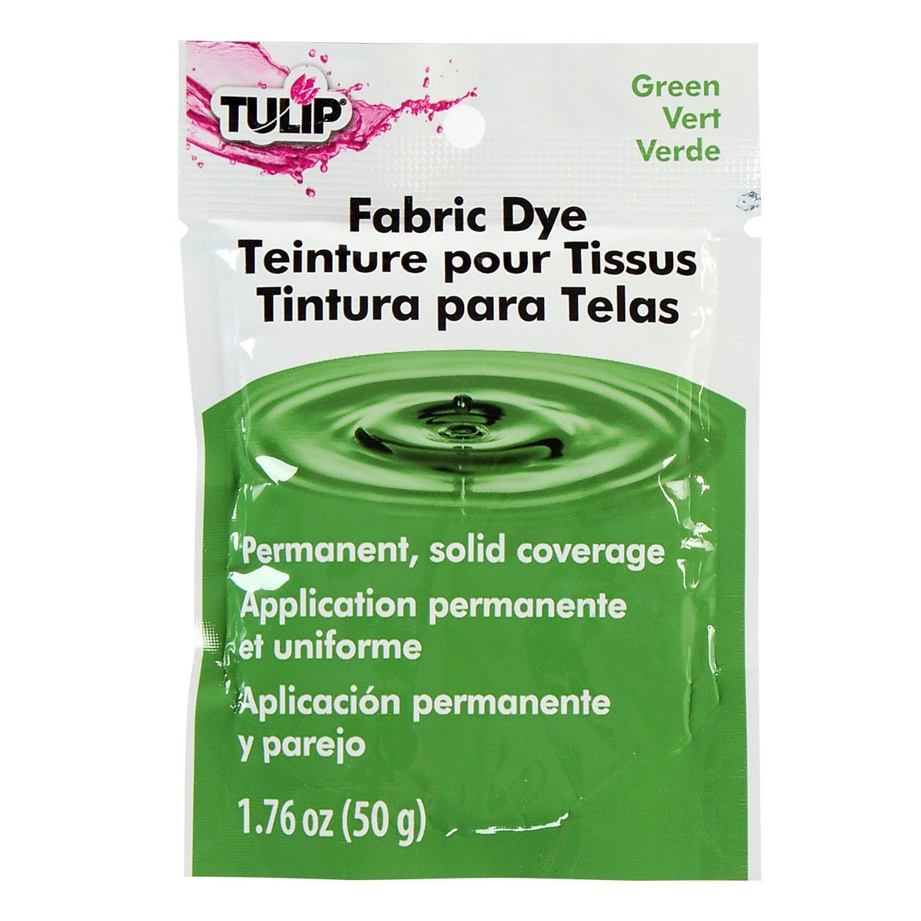 Tulip Green, OneColor Permanent Fabric Dye Amazon.in Home & Kitchen