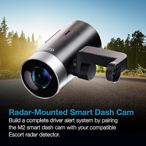 Miniatura 2 de Escort M2 Smart Dash Cam – Cámara de video Full HD de 1080P, informes de incidentes, modo de estacionamiento, aplicación Drive Smarter, Wi-Fi y GPS,