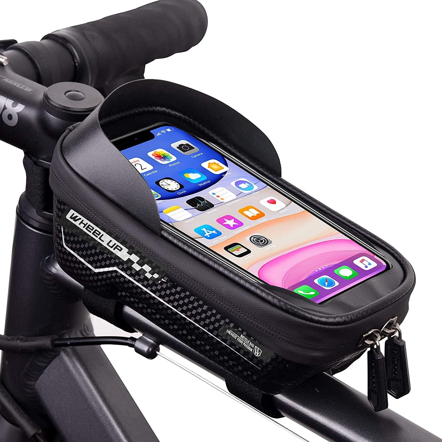 COLOR TREE Bike Frame Bag, Waterproof Bike Pouch Bag